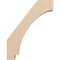 Ekena Millwork 3-inch W x 14-inch D x 18-inch H Imperial Rough Cedar Woodgrain TimberThane Knee Brace, Primed BRCUR03X14X18IMPRCPR - alternate 2